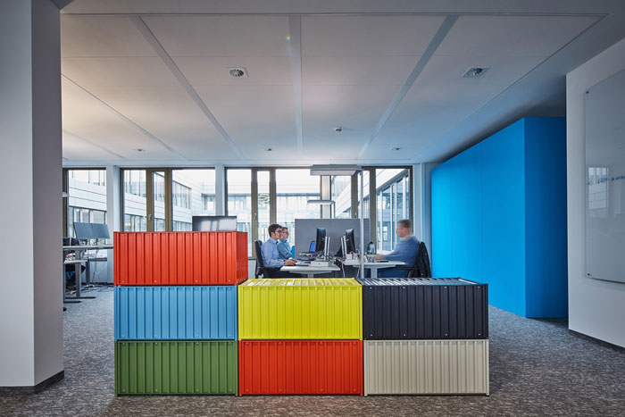 技術公司辦公室辦公區裝修設計效果圖