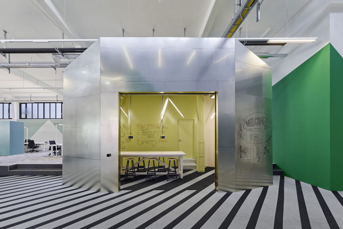 廠區辦公室接待區裝修設計效果圖